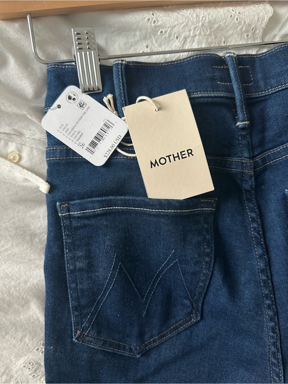 NWT MOTHER Denim Hustler Ankle Jean